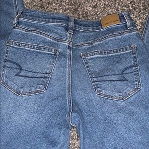 American Eagle Medium Wash Mom Jeans